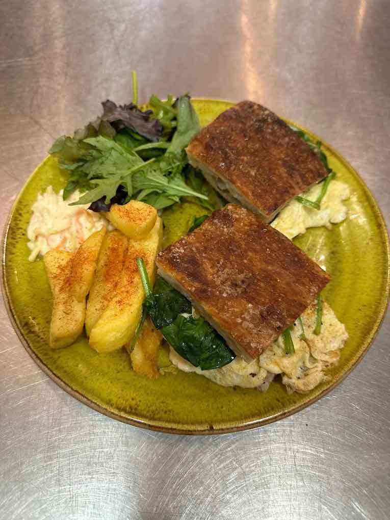 Ada’s Cafe Bistro Glasgow waffle